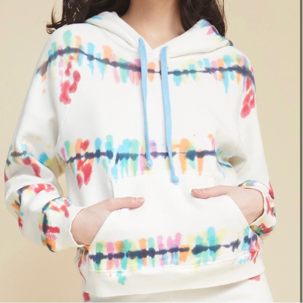 Warm Fun Off Duty Tie Due Hoodie size XS